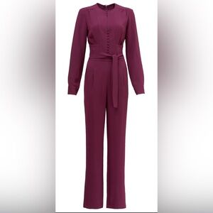 BCBGMaxAzria Deep Purple Jumpsuit